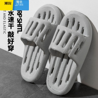 聚范漏水速干拖鞋男士2024新款夏季家居室内浴室专用防滑凉拖鞋女