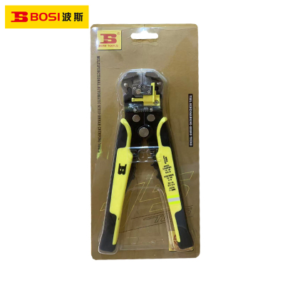 波斯(BOSI) 荧光系列多功能剥线压接钳 0.2-6mm² 把