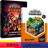 [正版]2册我的世界地下城指南生存指南6-7-9岁小学生冒险故事图画书乐高游戏攻略指令教程儿童逻辑思维训练益智早教书辑