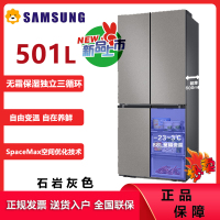 三星(SAMSUNG)501升AI神冰箱 超薄零嵌平嵌嵌入式十字四开门冰箱 变频三循环系统 RF50DG5131QQSC