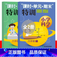 六年级上下2册 小学通用 [正版]新版 小学科学课时+单元+期末特训 一二三四五六年级上下册可选 教科版 小学生课堂同步