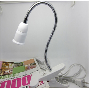 苏宁放心购 万向灯座壁插灯具插座带夹子开关E27E14E40插座转换插头LED球泡灯头灯吊灯头悬吊式延长线