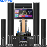 先科(SAST)A16家庭影院套装5.1家庭影院音响套装家用电视客厅壁挂落地音箱 (落地点歌机套装)