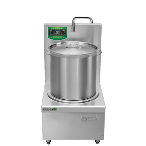 圣托304#不锈钢单头电矮汤炉 15KW 工业用单头煲粥煲汤炉 DCE31