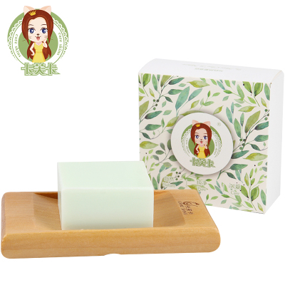 卡芙卡(CARESKINS)小黄瓜手工皂保湿补水深层清洁控油平衡修护滋润营养提拉紧致肌肤男女士各种肤质通用洁面皂