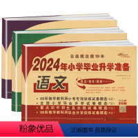 语数英[3本套装] 小学升初中 [正版]2024年小学毕业升学准备人教版语文数学英语试卷小升初总复习资料真题卷模拟测试卷