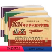 语数英[3本套装] 小学升初中 [正版]2024年小学毕业升学准备人教版语文数学英语试卷小升初总复习资料真题卷模拟测试卷