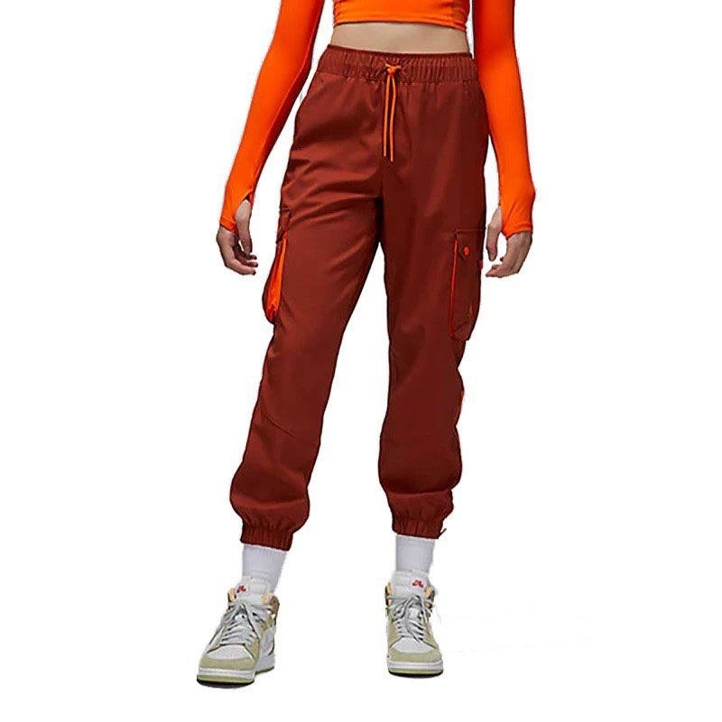 Nike/耐克长裤JORDAN运动休闲梭织女裤收脚工装裤DQ4452-641 Z