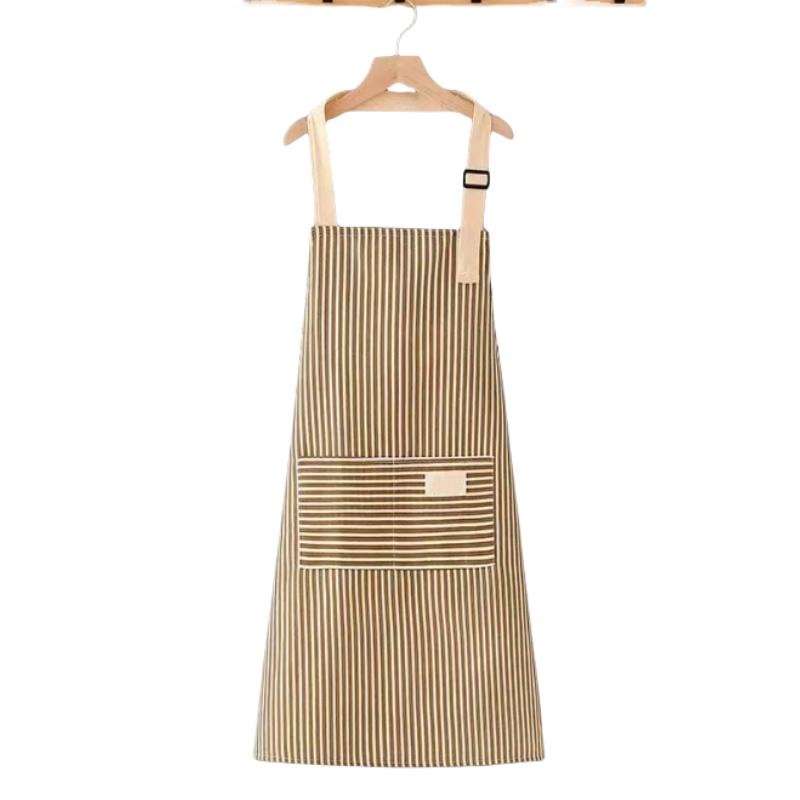 卡漫步 棉麻条纹围裙 KMB-W85 条