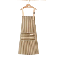 卡漫步 棉麻条纹围裙 KMB-W85 条