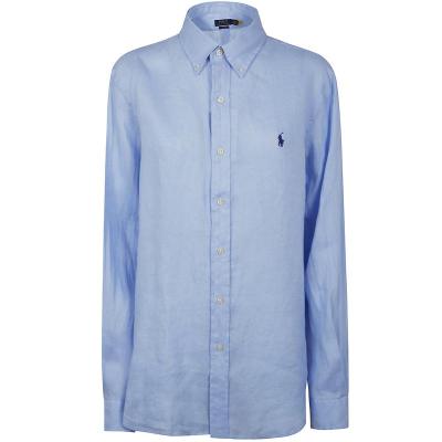 Polo Ralph Lauren男装长袖运动衬衫透气舒适修身版型