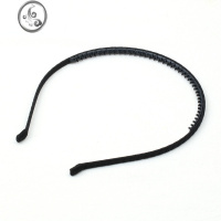 JiMi女士成人简约百搭大气细款舒服不勒头头箍带齿防滑手工头窟