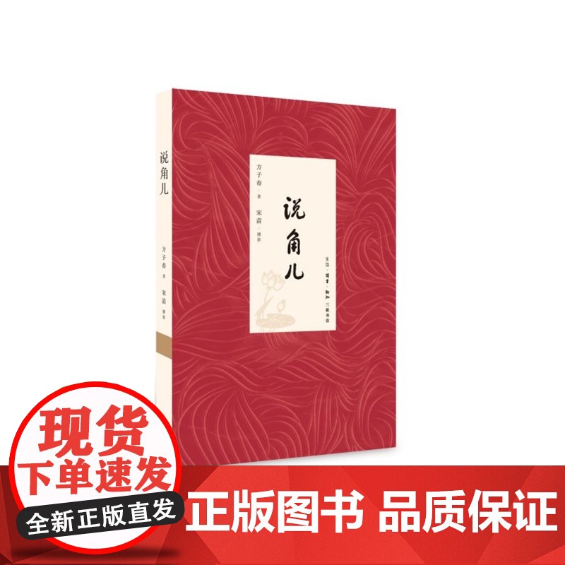 说角儿 方子春 著,宋苗 摄影 (讲述这个圈子浮华背后的深情,老一辈艺术家的操守 生活读书新知三联书店 正版书籍