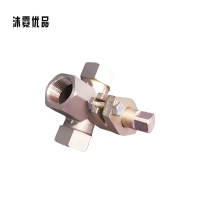 沐霓优品 全铜三通阀 DN15-16T /个