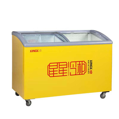 星星(XINGX)SCD-312CY 312升冰柜商用展示柜 雪糕柜饮料柜 冷藏冷冻双温柜 卧式商用冷藏展示柜