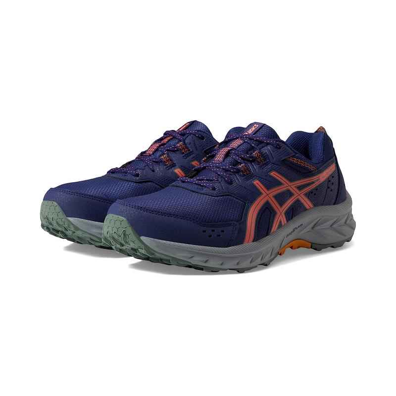 亚瑟士(ASICS)ASICS跑步鞋女款透气减震户外运动训练鞋经典系带越