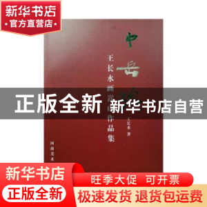 正版 中岳魂:王长水画嵩山作品集 王长水著 河南美术出版社 97875