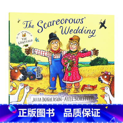 [正版]朱莉娅唐纳森 稻草人的婚礼 英文原版绘本 The Scarecrows' Wedding 咕噜牛同作者 Jul