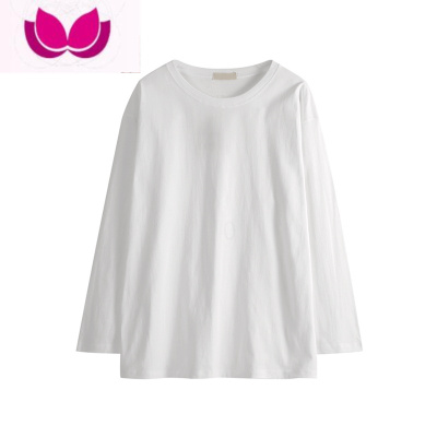 七斓长袖t恤女体恤韩版宽松卫衣白色打底衫叠穿内搭上衣ins潮