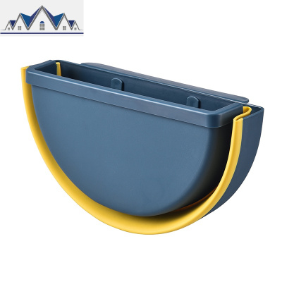 厨房垃圾桶挂式家用折叠悬挂式橱柜壁挂式收纳桶车载拉圾筒LT型 三维工匠