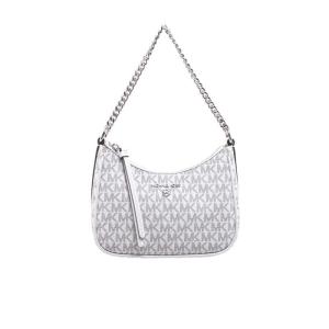 迈克·科尔斯(MICHAEL KORS)女士单肩包时尚徽标提花休闲百搭配饰 白色