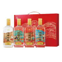 舍得 沱牌六粮酒 (50度500ml*4)礼盒 *1盒 浓香型白酒