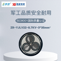 秦源牌 ZR-YJLV22 8.7KV 3*35mm²铝芯钢带铠装阻燃电力电缆 元/米 定制商品 联系客服