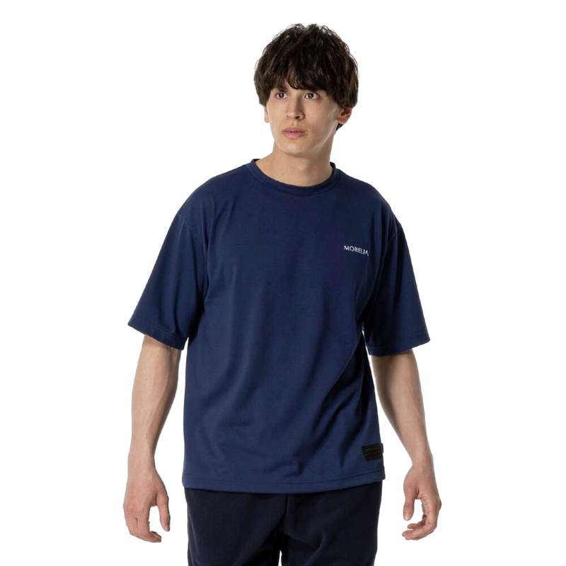 Mizuno男子宽松版型足球文化印花短袖T恤柔软透气运动训练衣