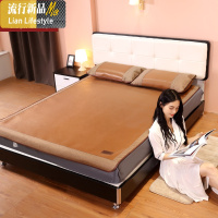 夏季凉席床笠1.8床三件套双人全包加厚折叠1.5m冰丝藤席子 三维工匠