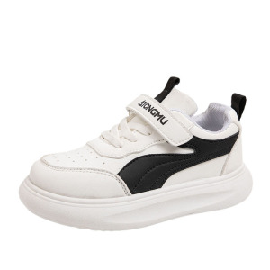 男女童时尚运动鞋简约百搭小白鞋魔术贴