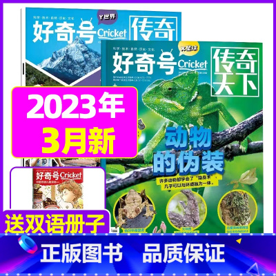 2023年3月[共3本]动物的伪装+漫游阿根廷 [正版]好奇号杂志2023年9月另有1-8月全年半年任选阁楼探险记中