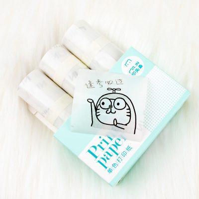 印先森M02错题打印机官方打印纸彩色热敏纸官方认证不干胶打印纸便携式专用官方透明热敏不干胶膜