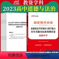 高中[思想政治]真题 1本 中学 [正版]教资真题科目三中公2023教师资格证考试书中学小学笔试资料初中语文数学英语物理