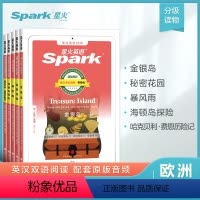 [2级套装]金银岛+秘密花园+海顿岛+暴风雨+哈克贝利 初中通用 [正版]英汉双语读物初中生英语课外阅读必读书目小升初一