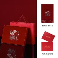 浪莎纯羊毛围巾女冬季加厚保暖高档刺绣礼盒装过节生日送礼送长辈