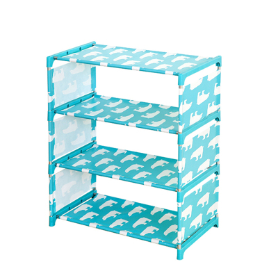 鞋架简易家用口宿舍女鞋柜收纳经济型防尘多层组装小鞋架子