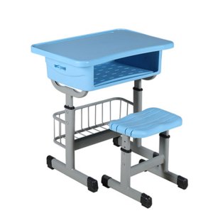 文灵中小学生培训补习班学习桌学校写字桌套管升降塑钢课桌椅