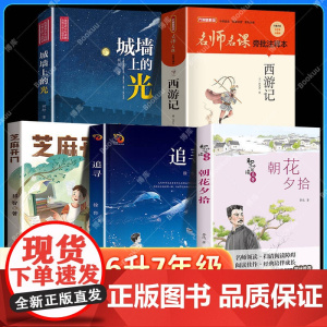 2025暑假典耀中华阅美书湘六升七年级初一必读书芝麻开门城墙上的光追寻朝花夕拾西游记青少年版初中一年级课外书典耀共读粤韵