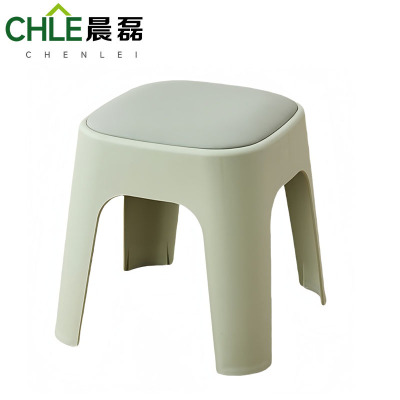 晨磊 软包塑料凳 浅绿色 个