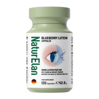 德国呐兔NaturElan 蓝莓叶黄素升级版护眼120粒 原装进口 膳食营养补充剂