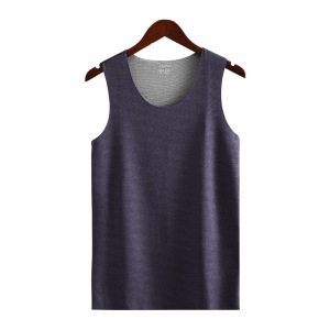 新款秋冬男士无袖马甲上衣坎肩打底衫修身圆领无痕保暖背心批发