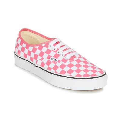VANS女鞋休闲鞋百搭舒适运动鞋粉色织物厚底板鞋潮 sneakers