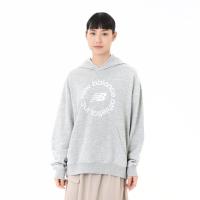 New Balance oversized刺绣卫衣女宽松落肩法式抓绒运动外套秋冬新款