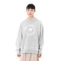 New Balance oversized刺绣卫衣女宽松落肩法式抓绒运动外套秋冬新款