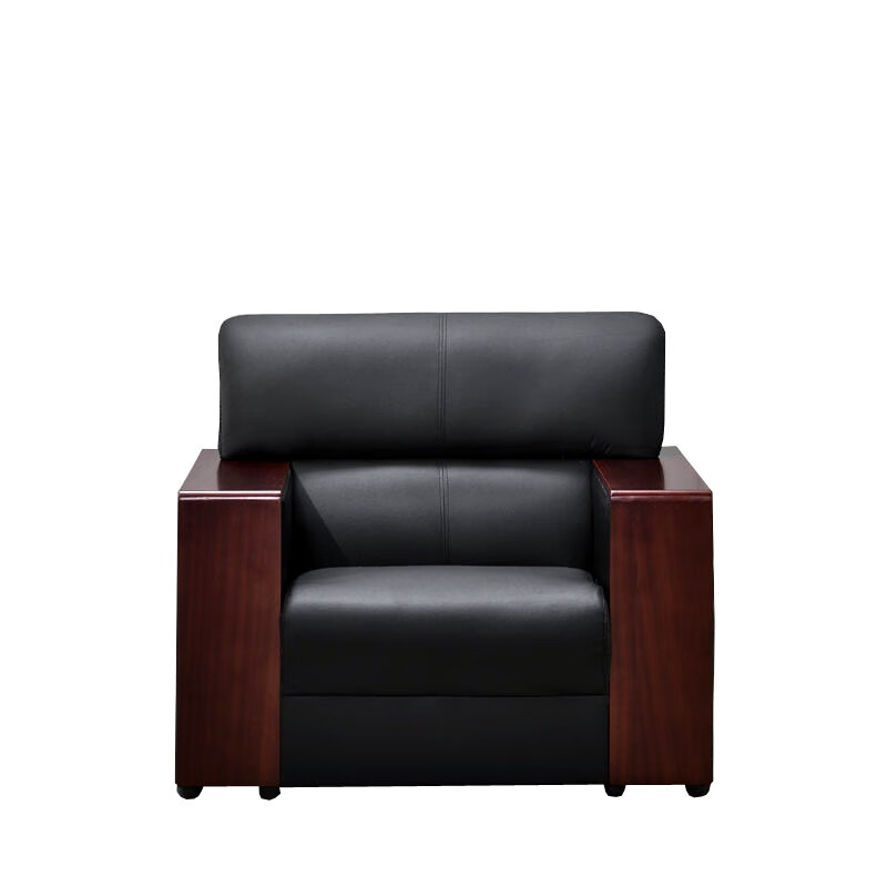 戴劲 办公沙发办公室洽谈沙发组合商务接待会客沙发 西皮单人位