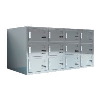 抚樽不锈钢鞋柜24门台