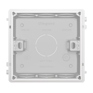 罗格朗 86型暗装底盒 白色个