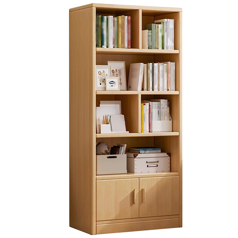 彭梵原木色书柜