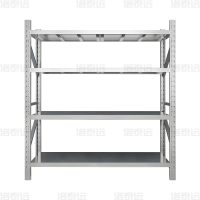 洛泰远 不锈钢货架201材质四层仓储货架 200*50*200cm/300kg主架