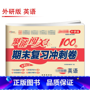 [外研版]英语 九年级下 [正版]聚能闯关初中期末复习冲刺卷100分国一上册试卷测试卷全套八九年级上下册初一二三语文数学